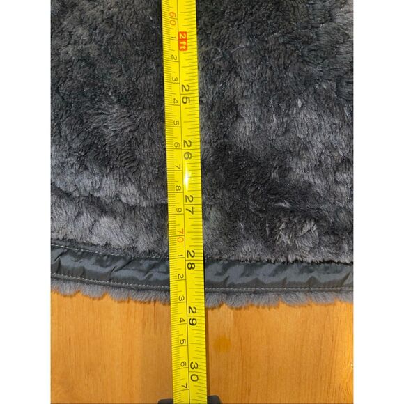 The North Face Women’s XL Gray Fuzzy Fleece Jacket Soft High-Pile Half Zip - Picture 5 of 8